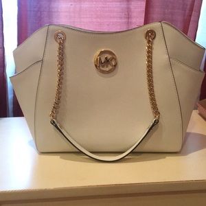 Michael Kors white purse
